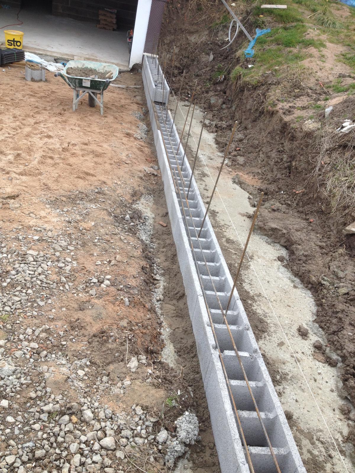 Réalisation BATI PRO LUX — Mur de soutènement — Waldweistroff